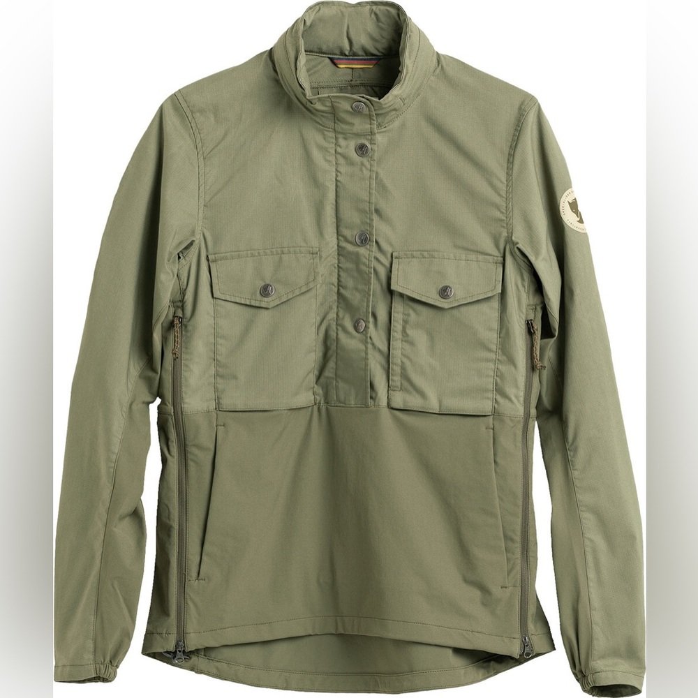 Fjallraven S-F Raven Anorak Women's Size Medium Green